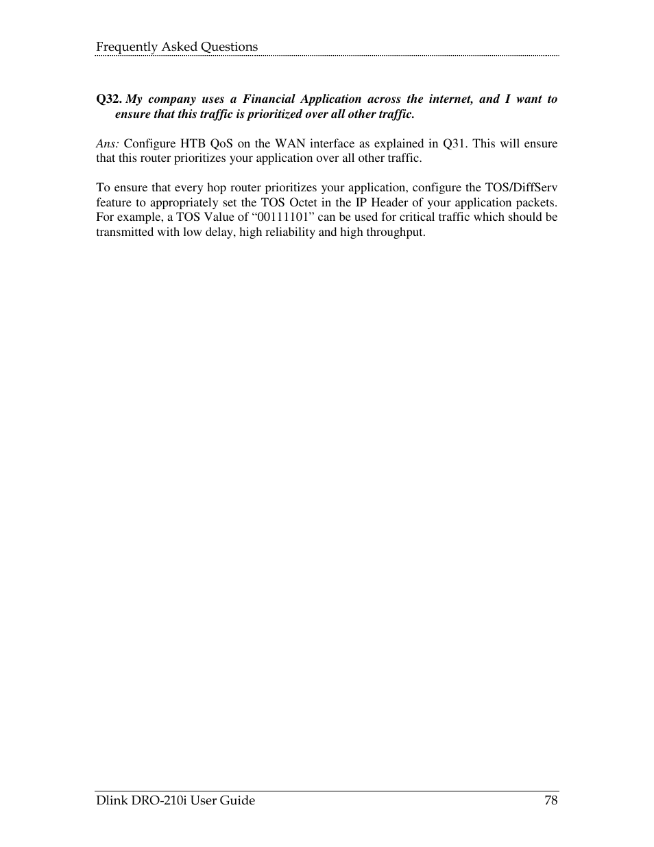 D-Link DRO-210i User Manual | Page 78 / 78