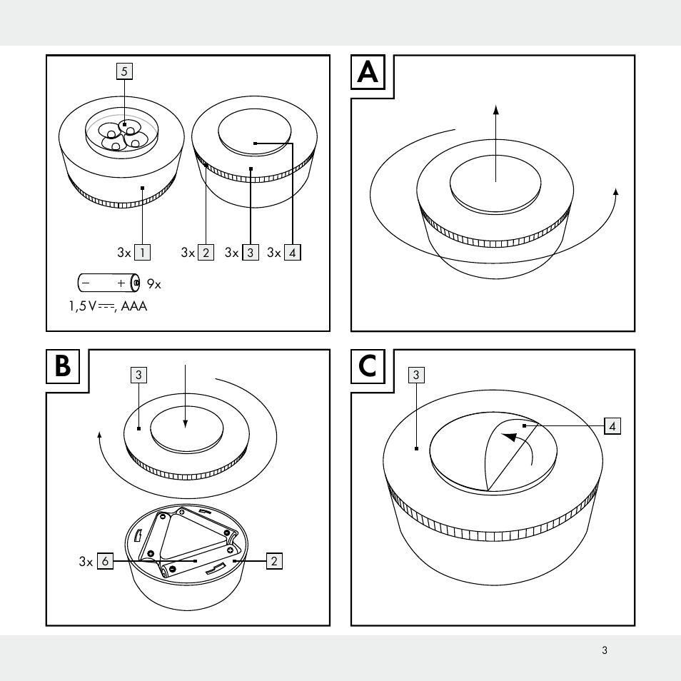 Ba c | Livarno Z29538A /Z29538B User Manual | Page 3 / 19