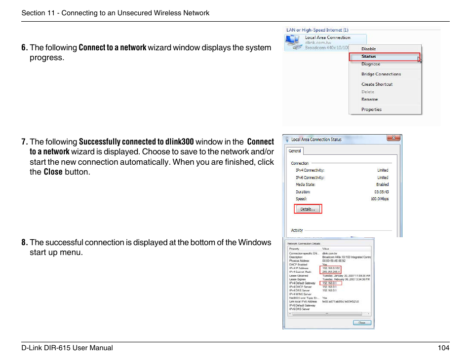 D-Link DIR-615 User Manual | Page 104 / 117