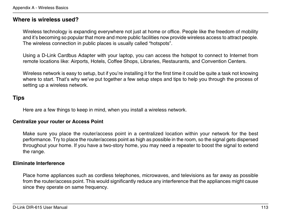 D-Link DIR-615 User Manual | Page 113 / 117