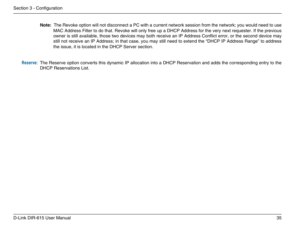 D-Link DIR-615 User Manual | Page 35 / 117