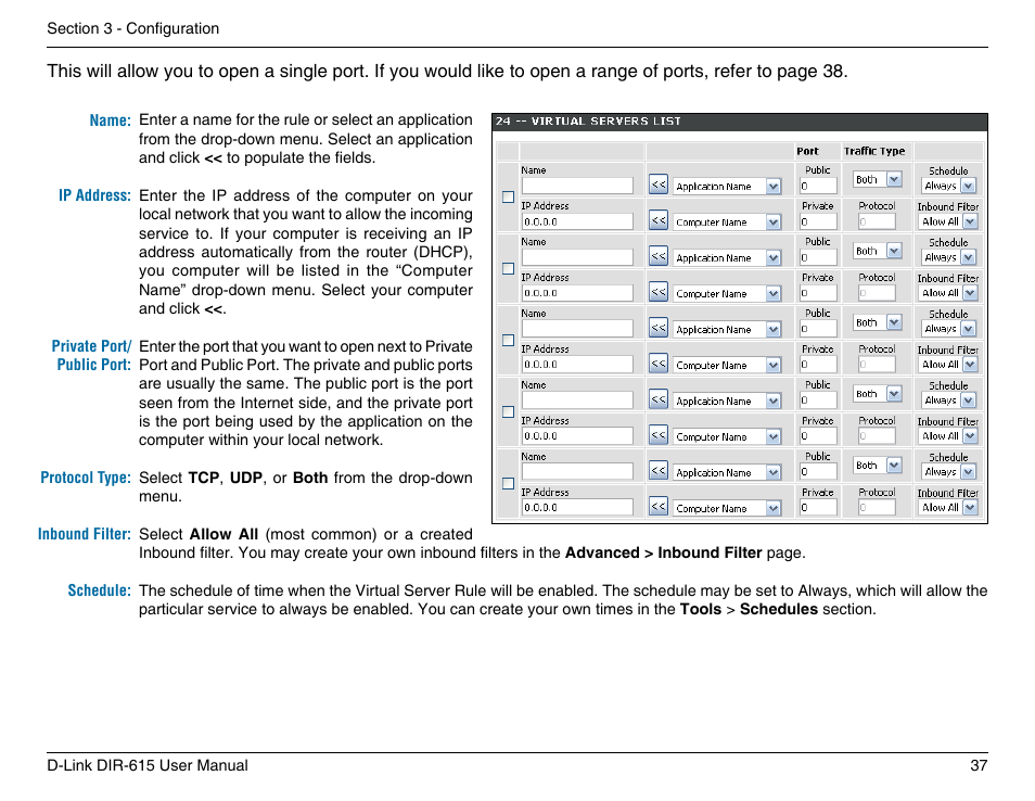 D-Link DIR-615 User Manual | Page 37 / 117