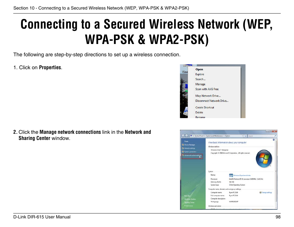 D-Link DIR-615 User Manual | Page 98 / 117