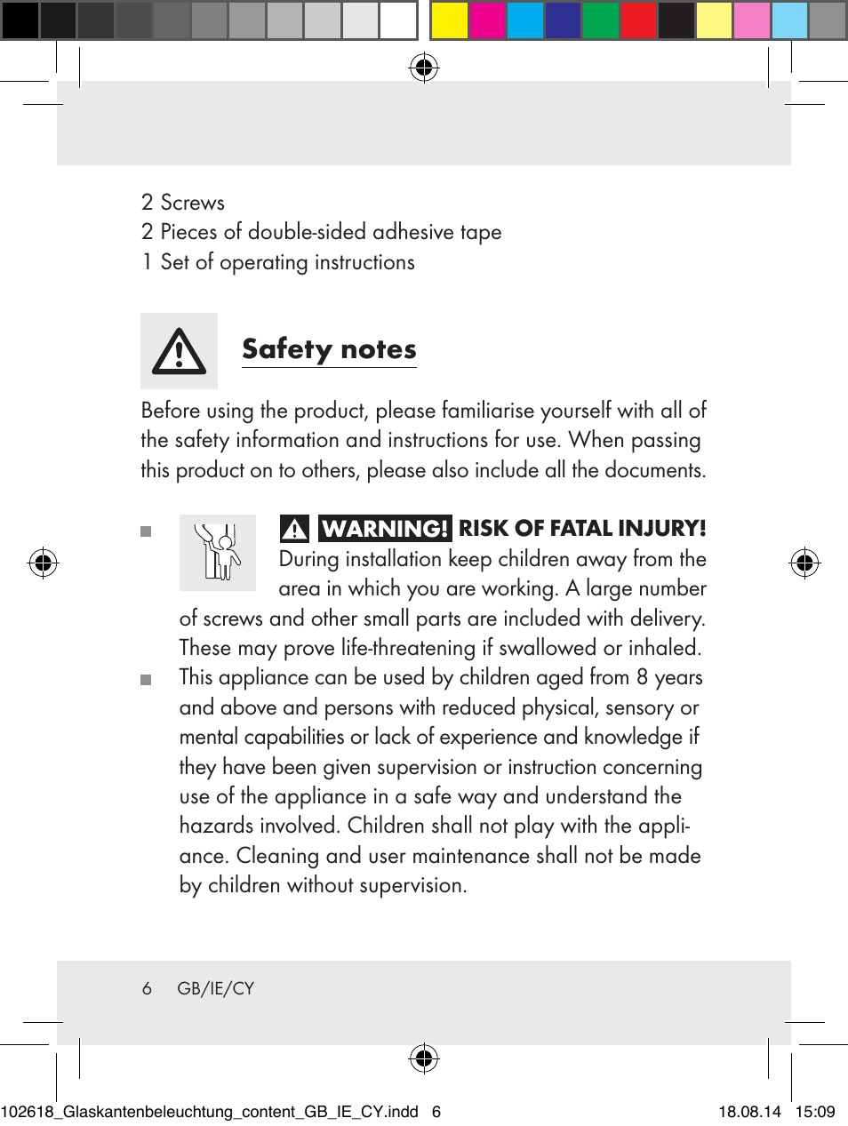 Livarno 102618-14-01-BS User Manual | Page 6 / 34