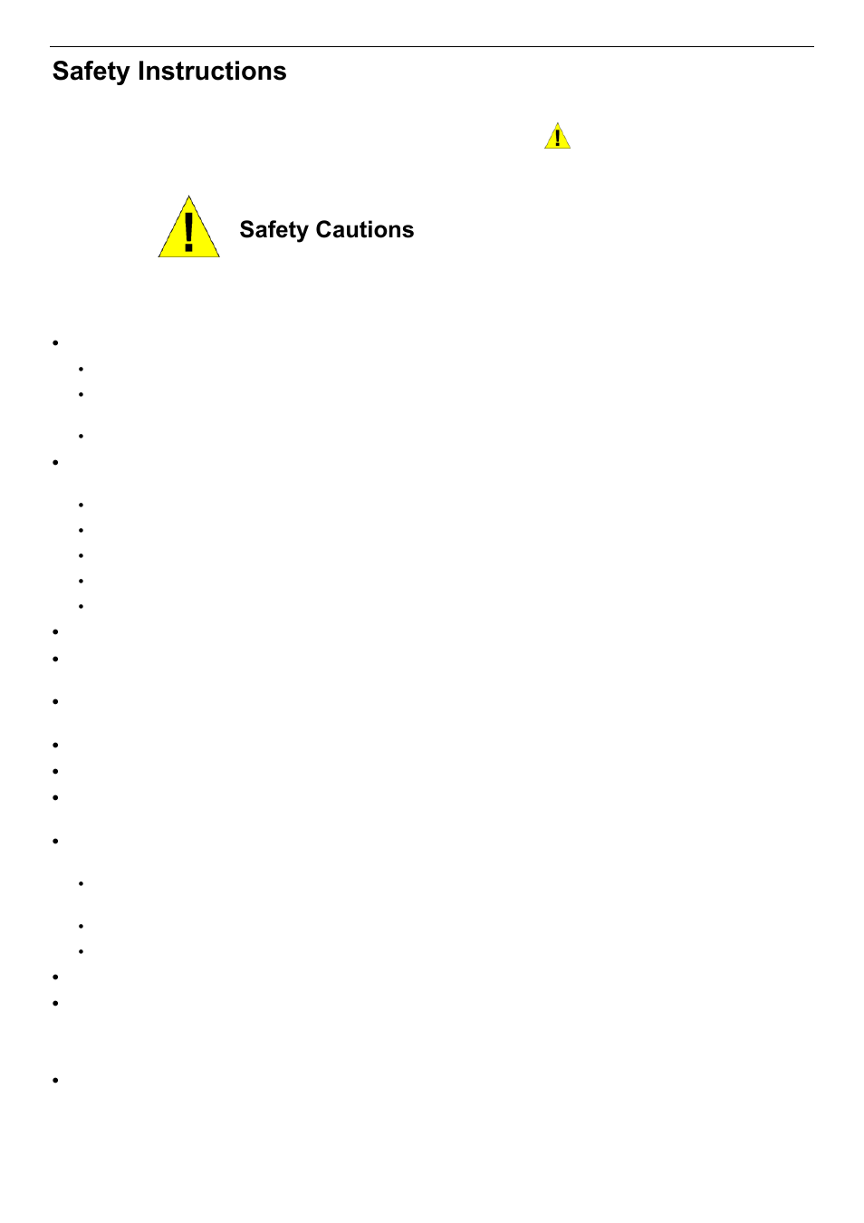 Safety instructions, Safety cautions | D-Link DES-3018 User Manual | Page 11 / 260