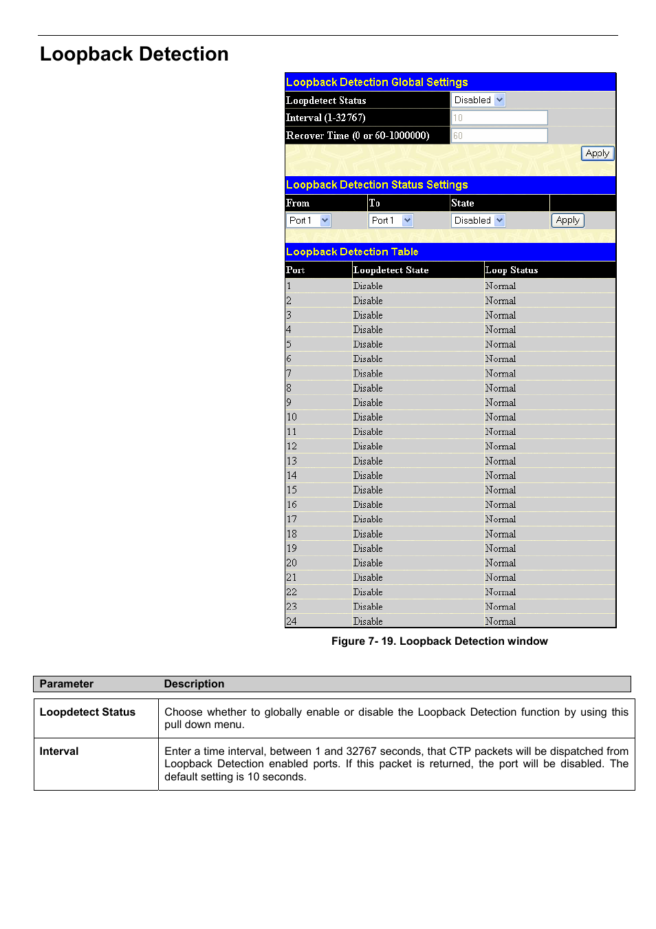 Loopback detection | D-Link DES-3018 User Manual | Page 120 / 260