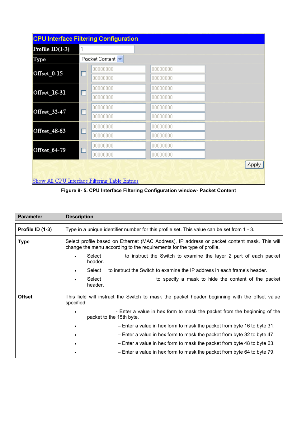 Click apply to implement changes made | D-Link DES-3018 User Manual | Page 139 / 260