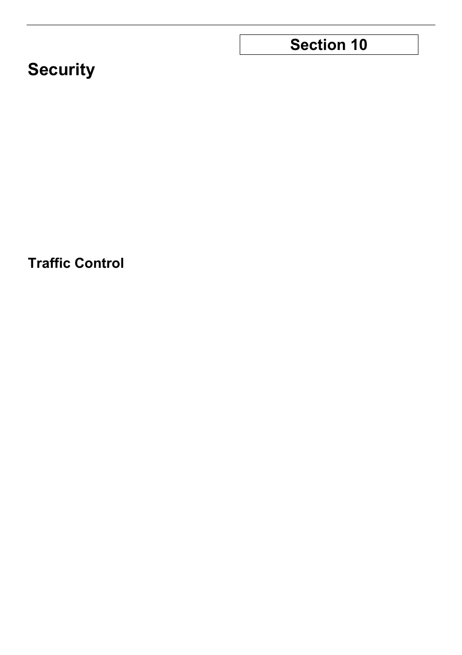 Traffic control, Security | D-Link DES-3018 User Manual | Page 146 / 260