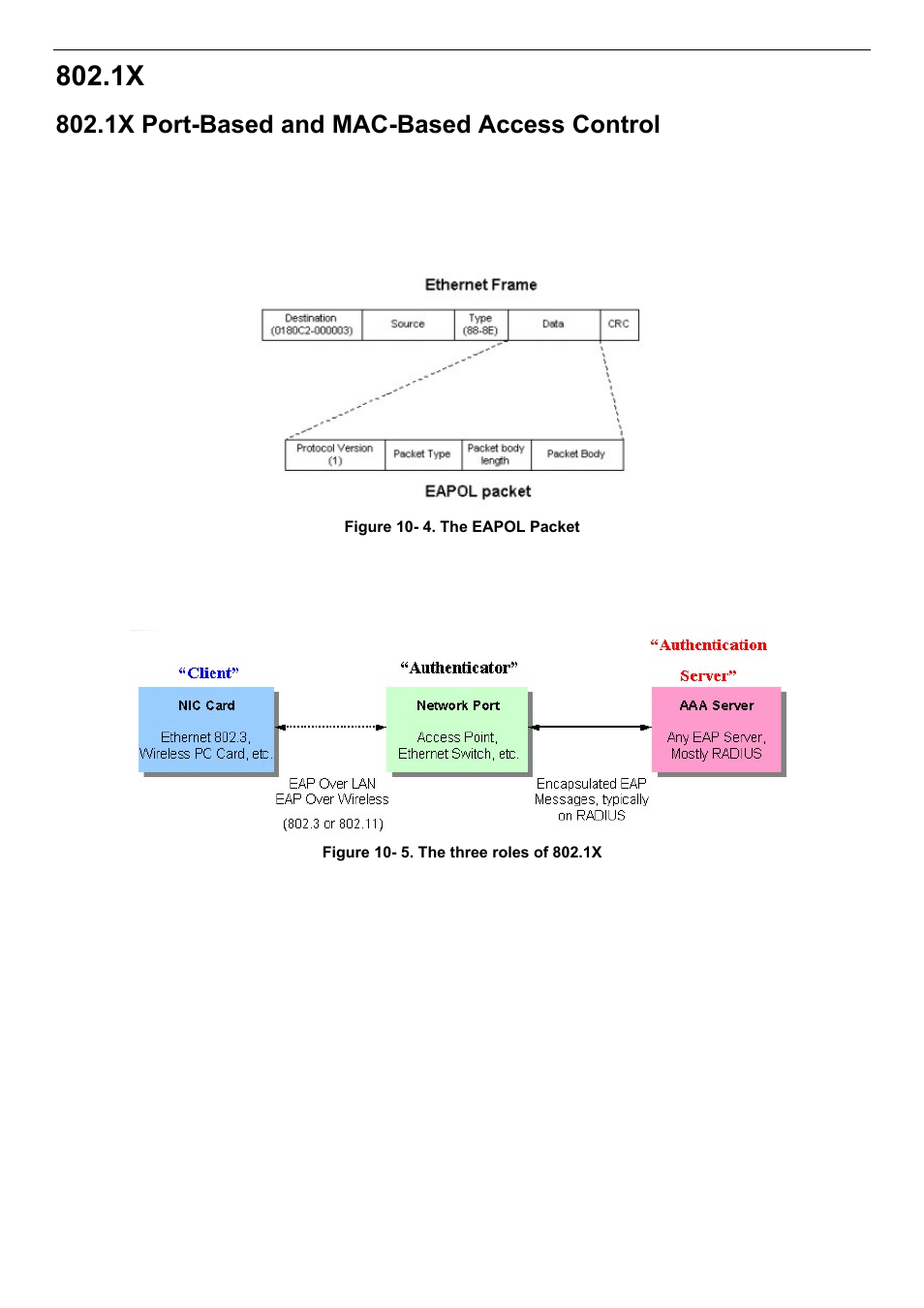 1x port-based and mac-based access control | D-Link DES-3018 User Manual | Page 153 / 260