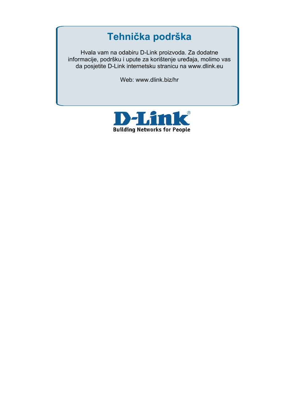 Tehnička podrška | D-Link DES-3018 User Manual | Page 247 / 260