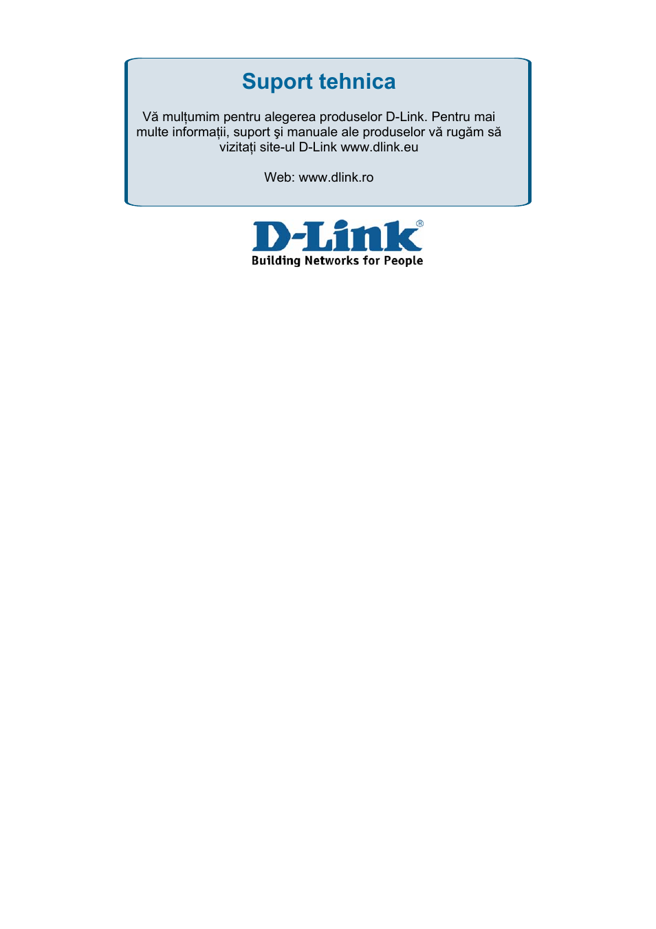 Suport tehnica | D-Link DES-3018 User Manual | Page 249 / 260