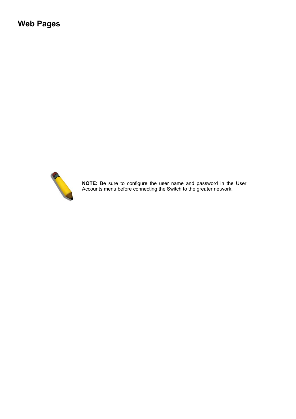 Web pages | D-Link DES-3018 User Manual | Page 38 / 260
