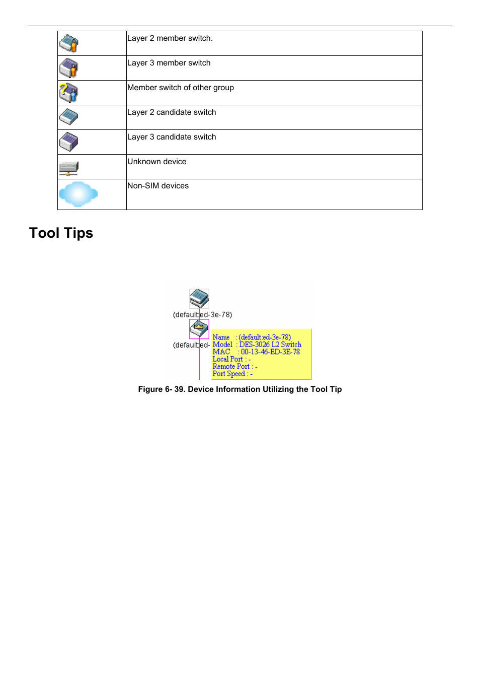 Tool tips | D-Link DES-3018 User Manual | Page 76 / 260