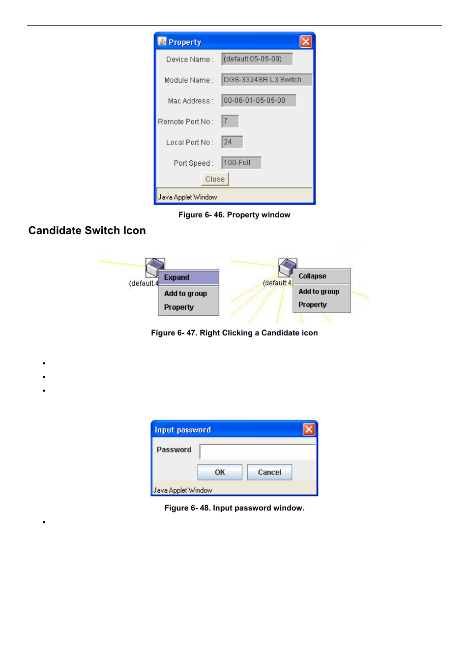 Candidate switch icon | D-Link DES-3018 User Manual | Page 80 / 260