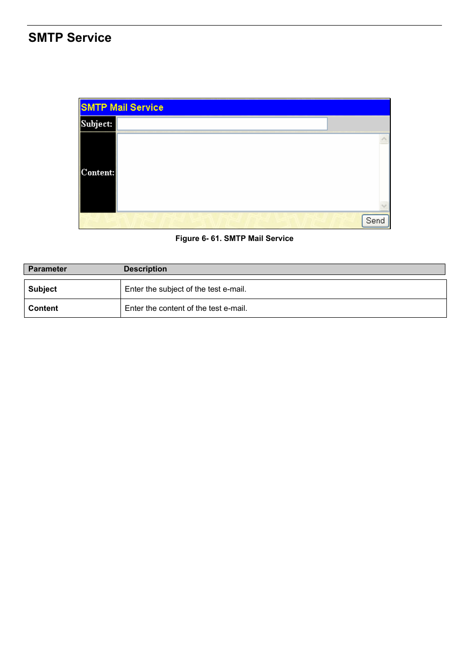 Smtp service | D-Link DES-3018 User Manual | Page 90 / 260