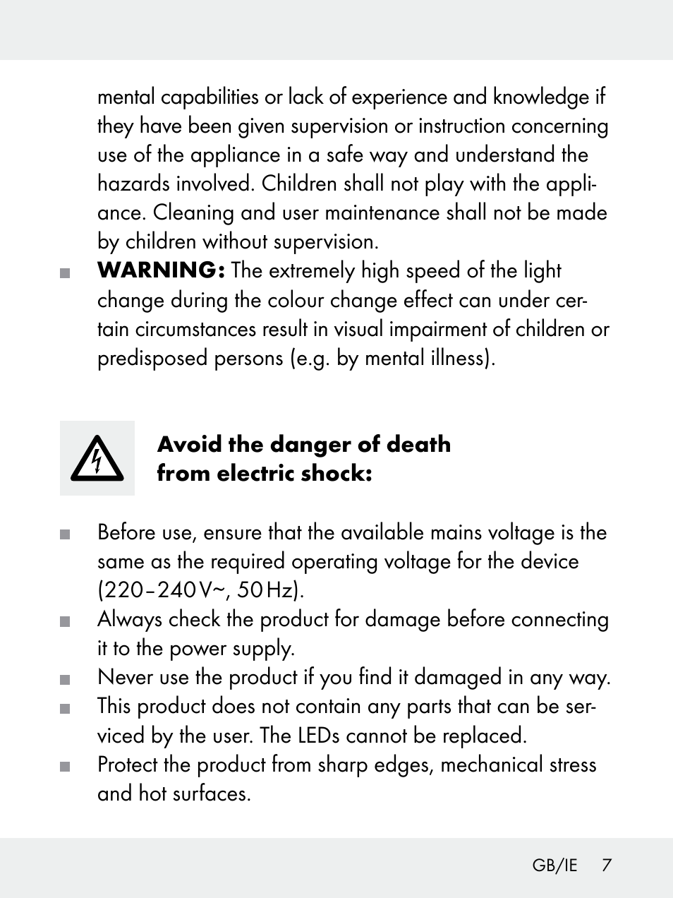 Livarno 102618-14-01-BS User Manual | Page 7 / 101