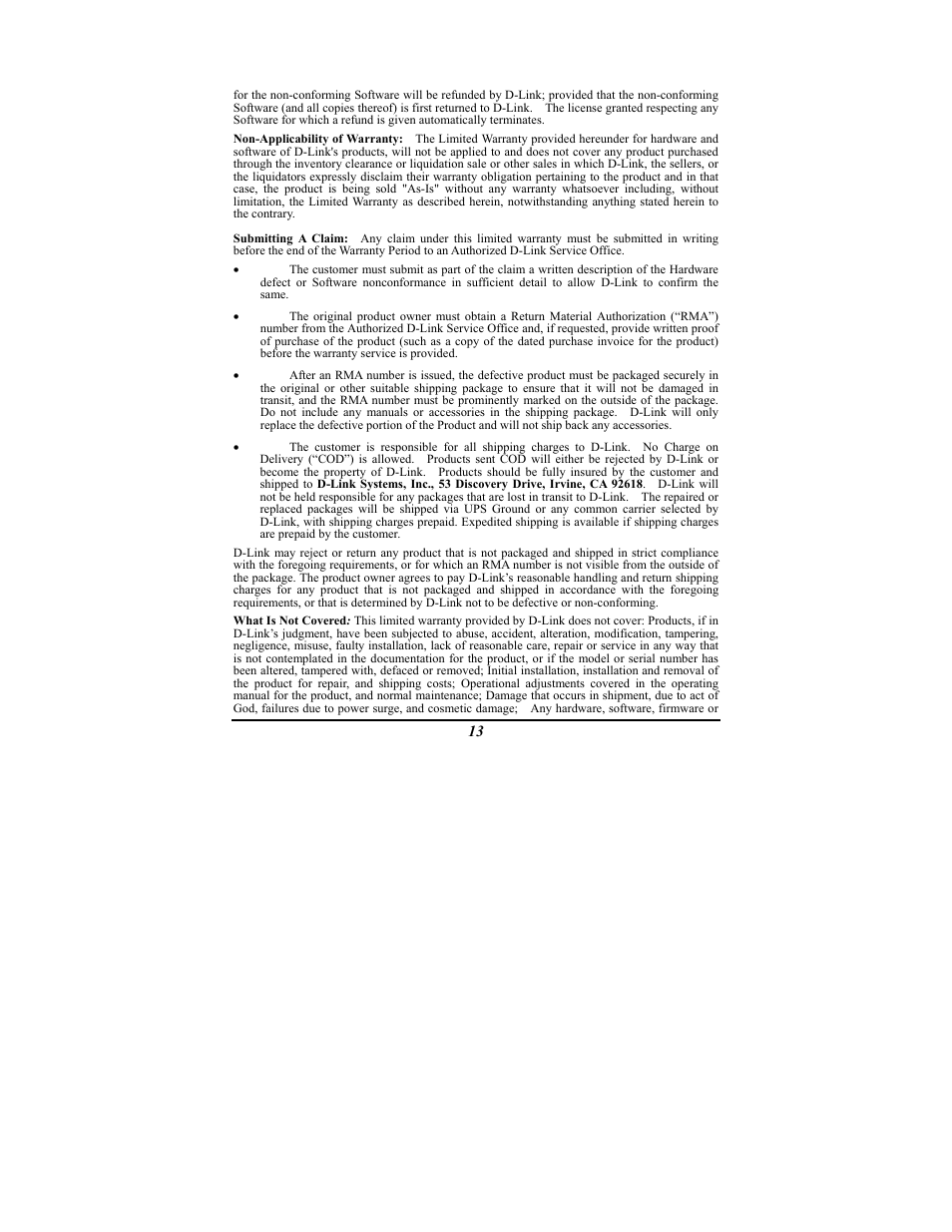 D-Link DES-1024D User Manual | Page 15 / 17