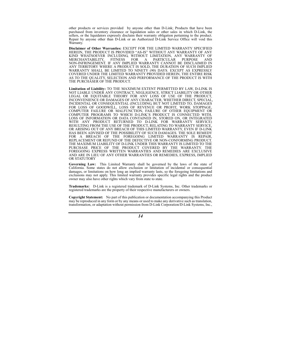D-Link DES-1024D User Manual | Page 16 / 17