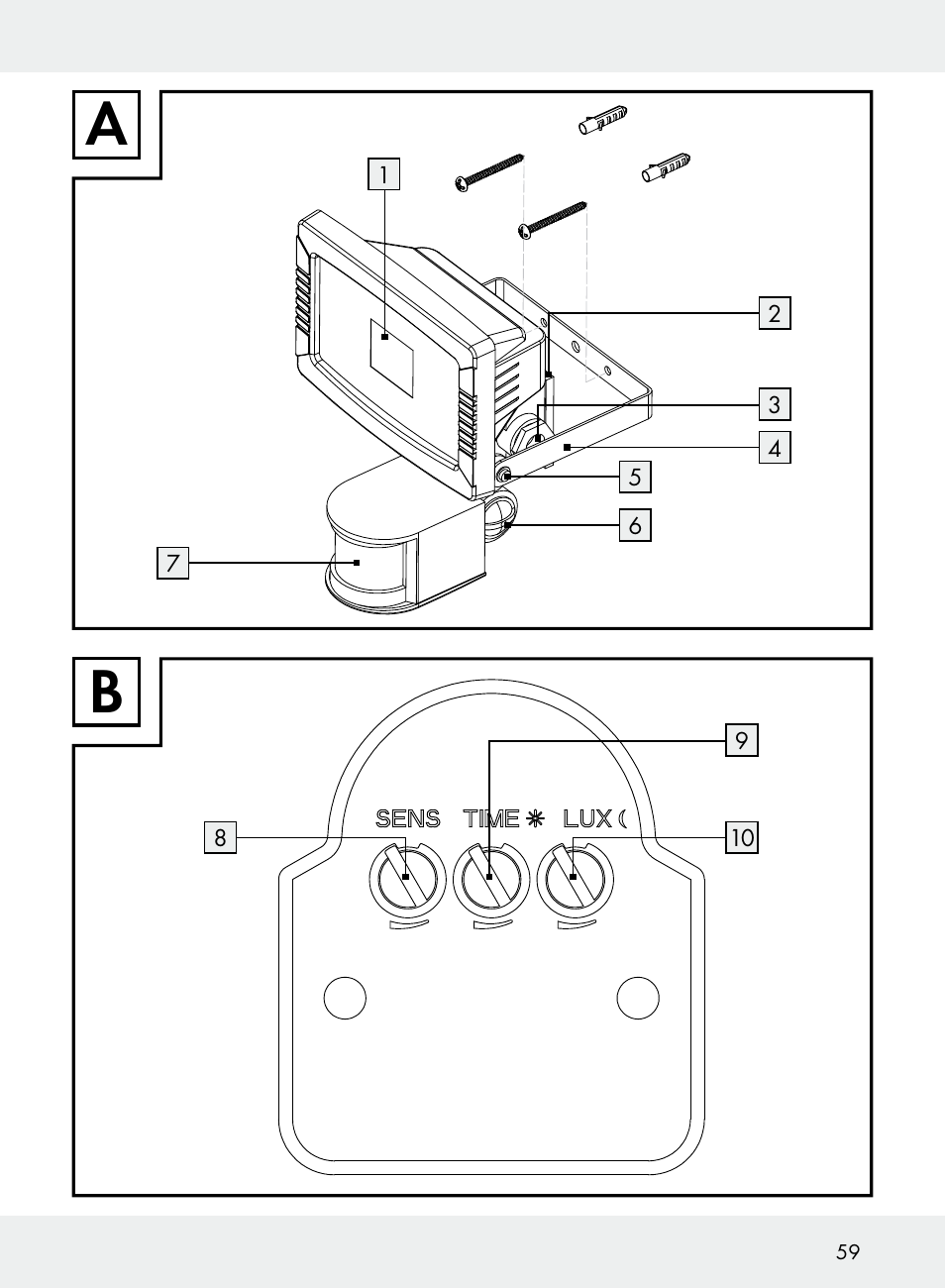 Livarno Z31710A, Z31710B User Manual | Page 59 / 61