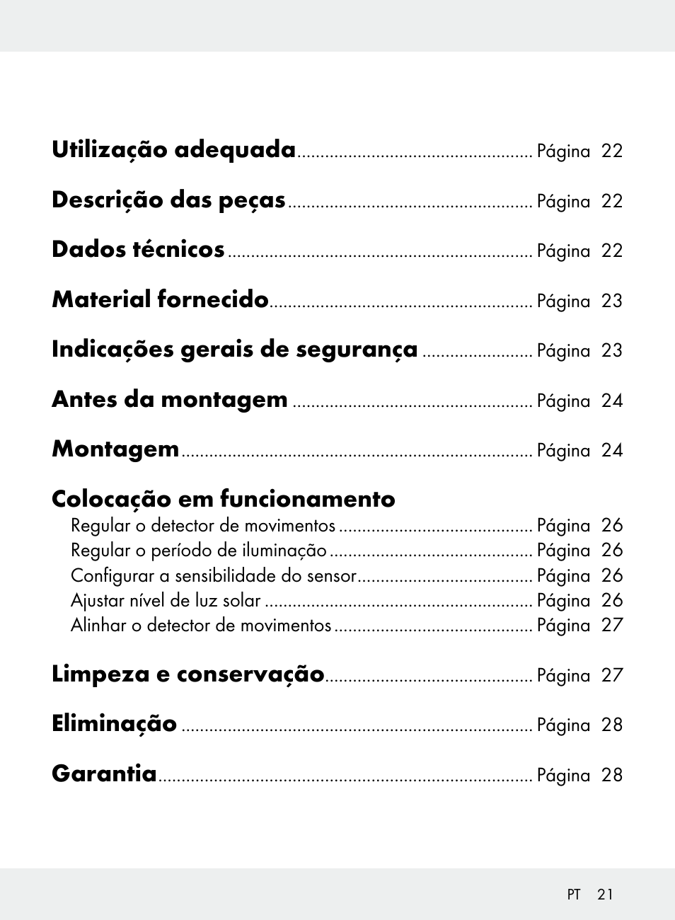 Utilização adequada, Descrição das peças, Dados técnicos | Material fornecido, Indicações gerais de segurança, Antes da montagem, Montagem, Colocação em funcionamento, Limpeza e conservação, Eliminação | Livarno Z31710A, Z31710B User Manual | Page 21 / 49