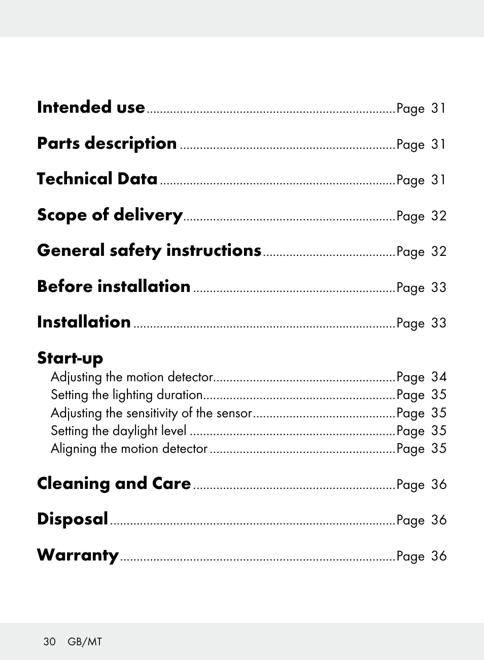 Livarno Z31710A, Z31710B User Manual | Page 30 / 49