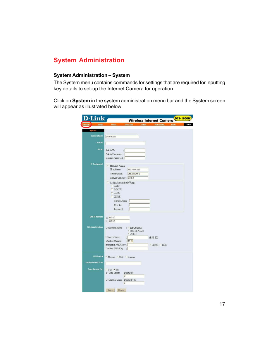 D-Link DCS-1000W User Manual | Page 17 / 97