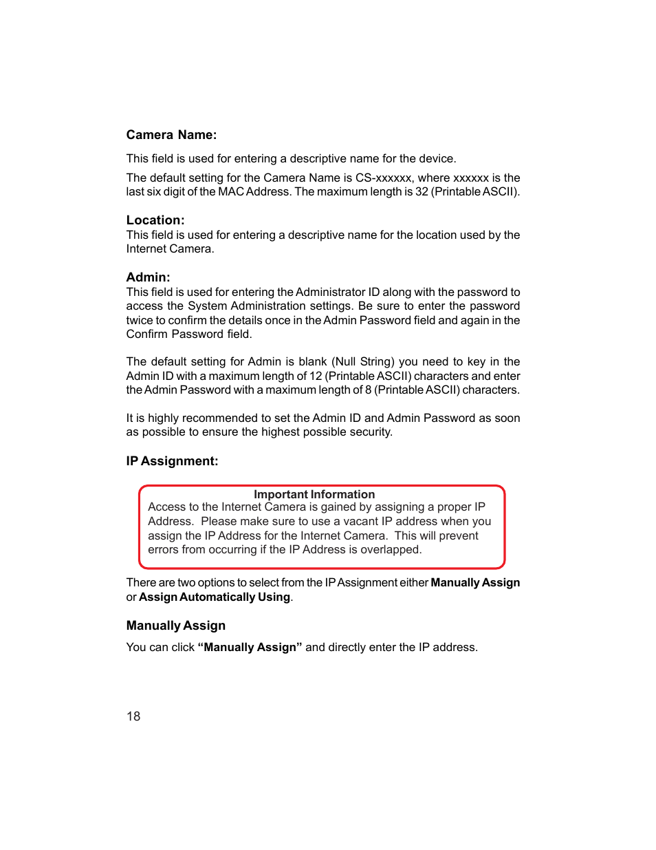 D-Link DCS-1000W User Manual | Page 18 / 97