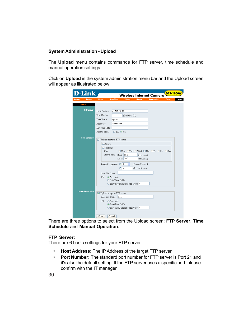 D-Link DCS-1000W User Manual | Page 30 / 97
