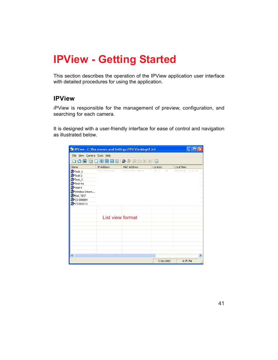 Ipview - getting started | D-Link DCS-1000W User Manual | Page 41 / 97