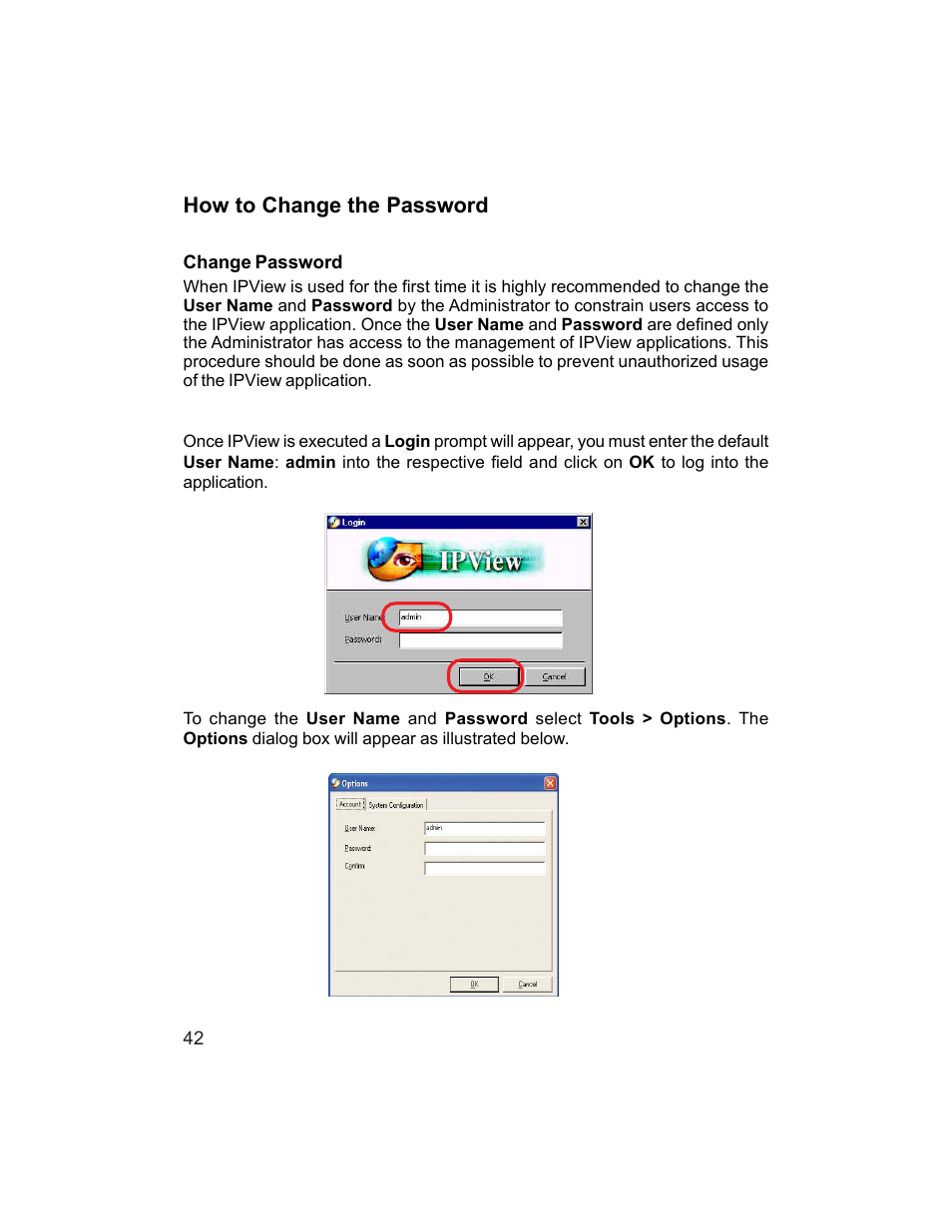 How to change the password | D-Link DCS-1000W User Manual | Page 42 / 97