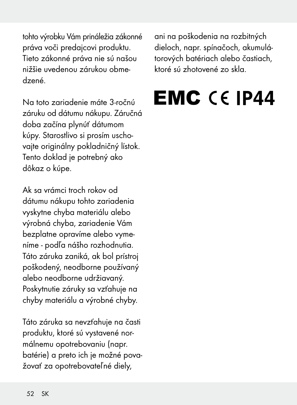 Livarno Z31710A, Z31710B User Manual | Page 52 / 64