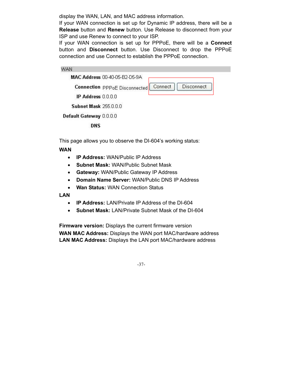 D-Link DI-604 User Manual | Page 37 / 79