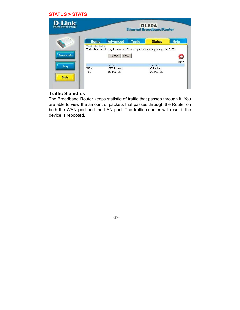 D-Link DI-604 User Manual | Page 39 / 79