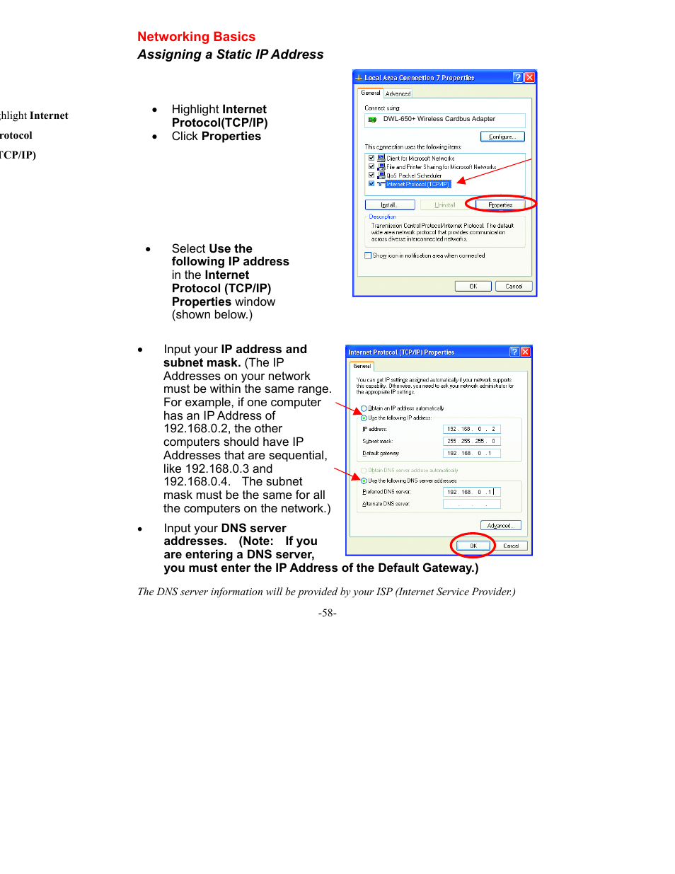 D-Link DI-604 User Manual | Page 58 / 79