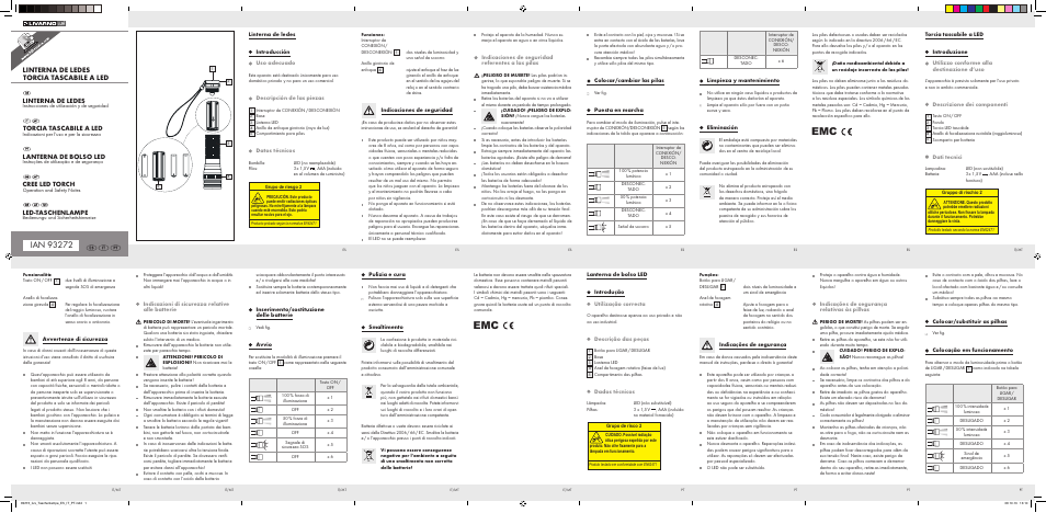 Livarno Z31709A/Z31709B User Manual | 2 pages