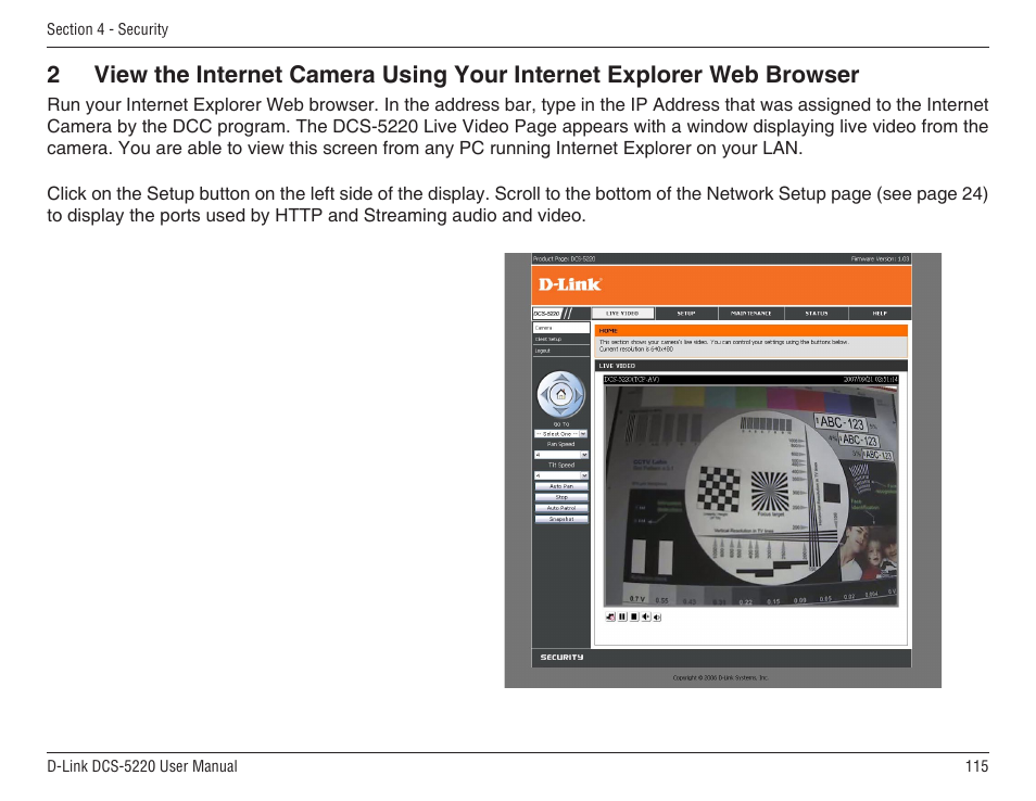 D-Link DCS-5220 User Manual | Page 115 / 140