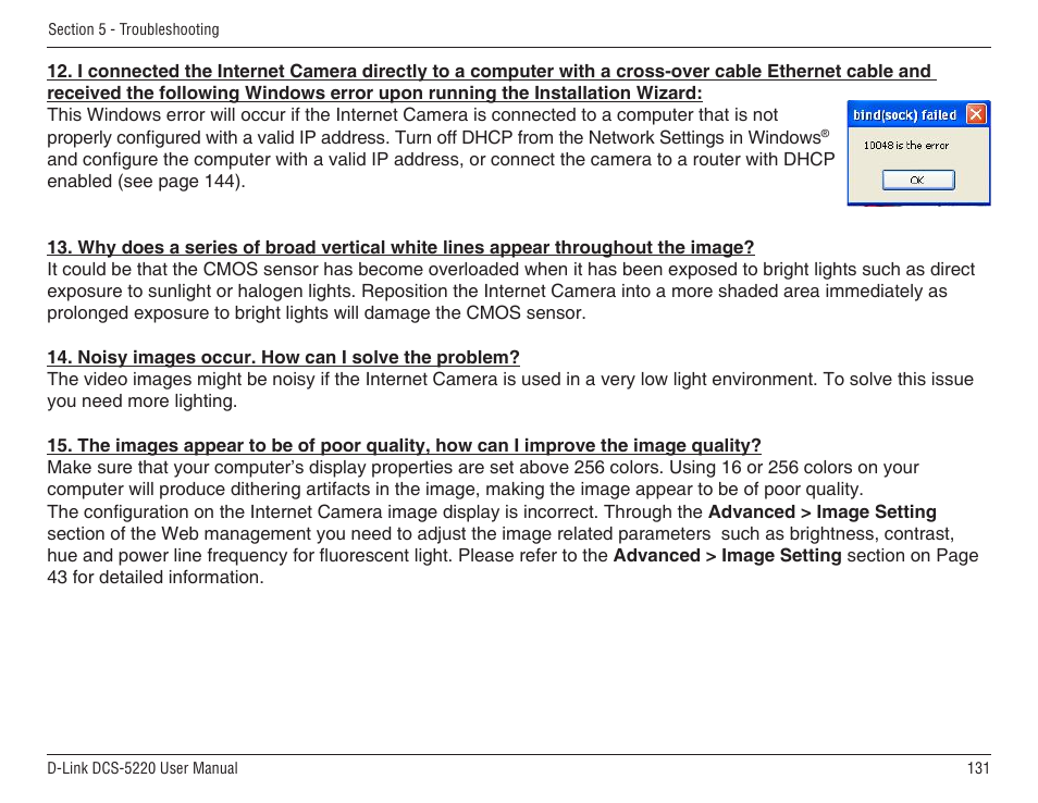 D-Link DCS-5220 User Manual | Page 131 / 140