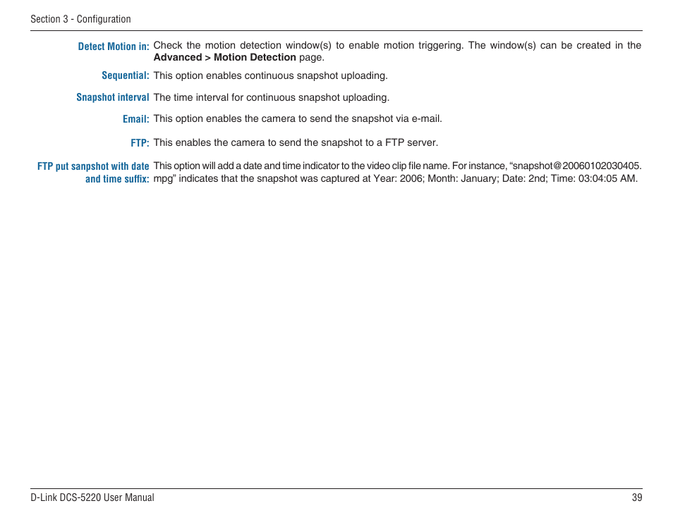 D-Link DCS-5220 User Manual | Page 39 / 140