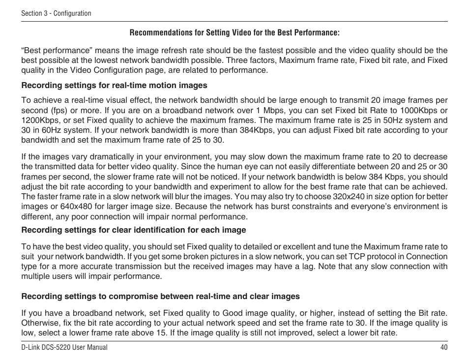 D-Link DCS-5220 User Manual | Page 40 / 140