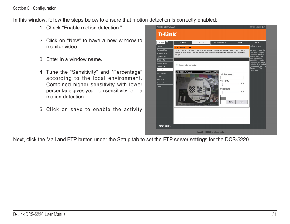 D-Link DCS-5220 User Manual | Page 51 / 140