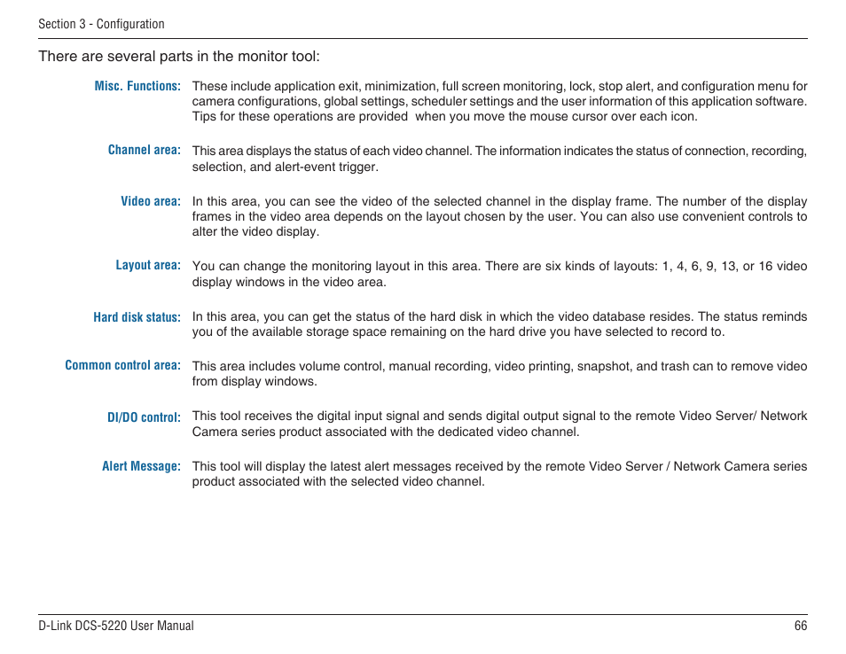 D-Link DCS-5220 User Manual | Page 66 / 140