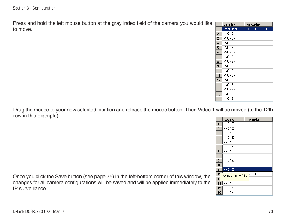 D-Link DCS-5220 User Manual | Page 73 / 140