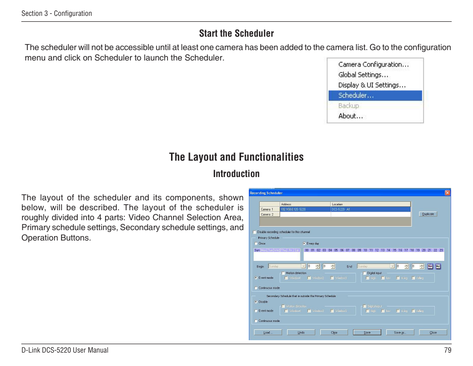 The layout and functionalities | D-Link DCS-5220 User Manual | Page 79 / 140