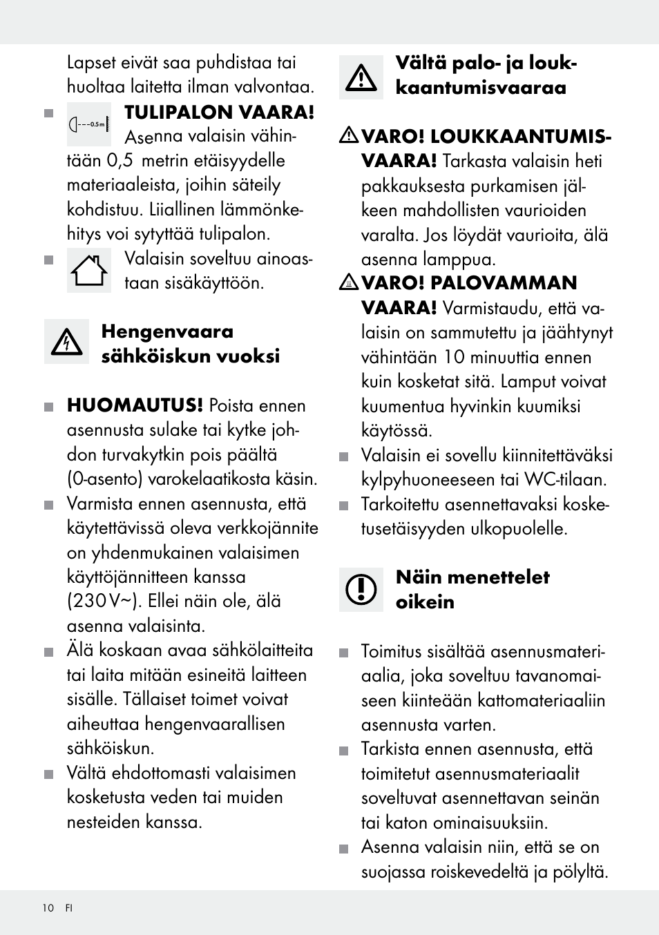 Livarno 100654-14-01, 100654-14-02 User Manual | Page 10 / 34