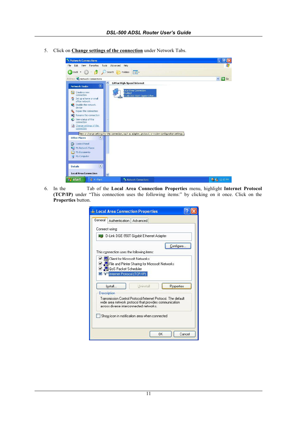 D-Link DSL-500 User Manual | Page 21 / 74