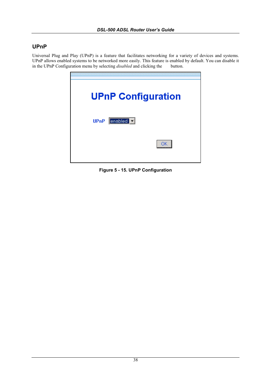 Upnp | D-Link DSL-500 User Manual | Page 48 / 74