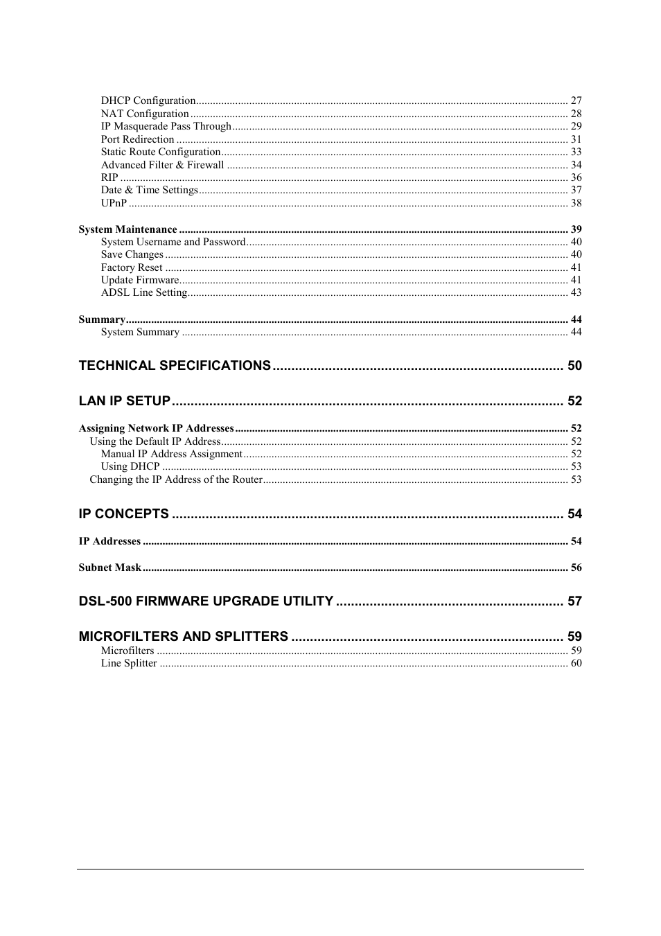 D-Link DSL-500 User Manual | Page 6 / 74