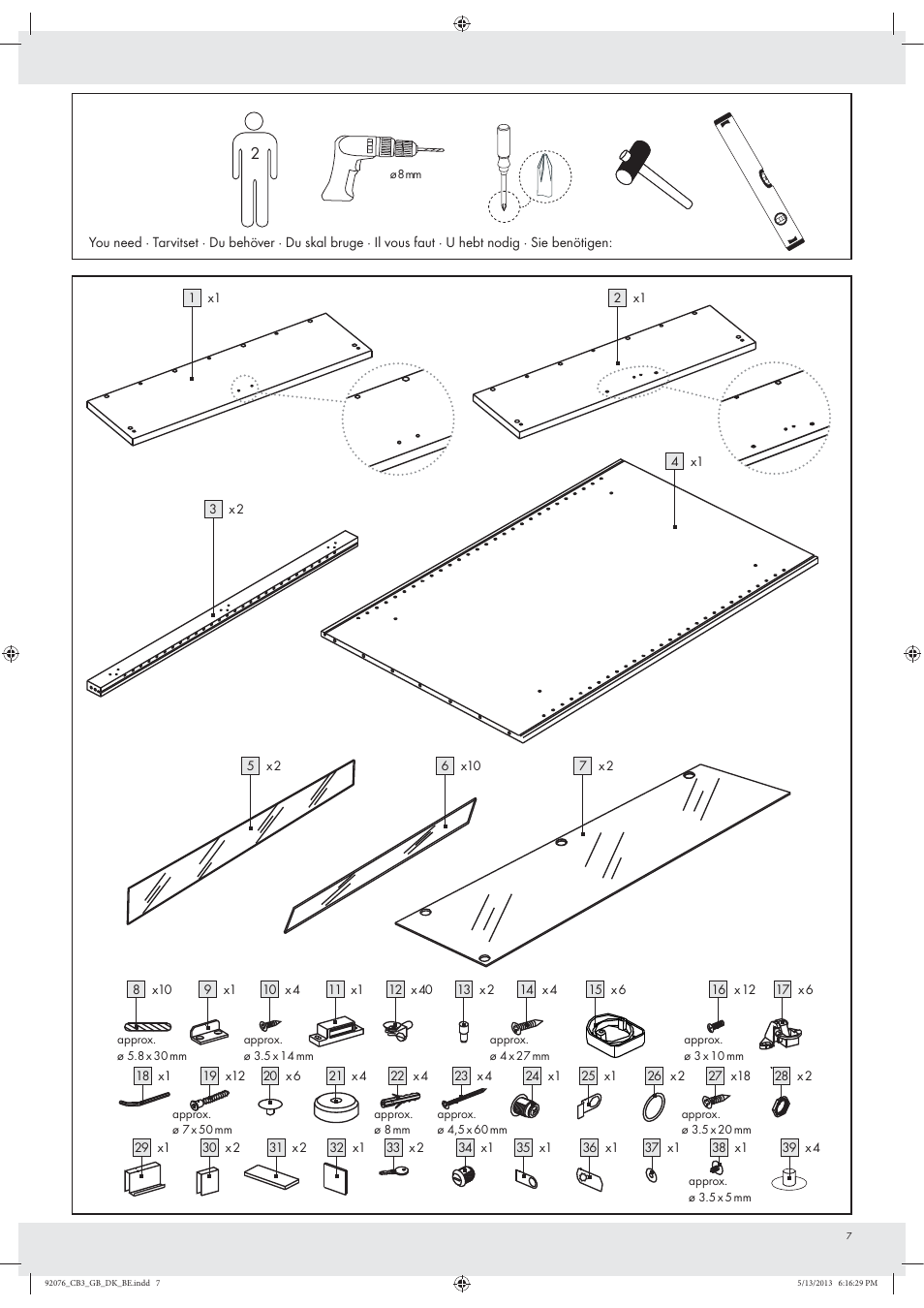 Livarno Z29279 User Manual | Page 7 / 17
