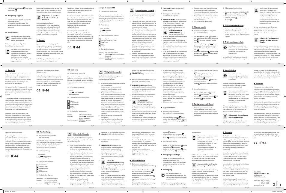 Livarno 100716-14-01/ 100716-14-02/ 100716-14-03 User Manual | Page 2 / 2