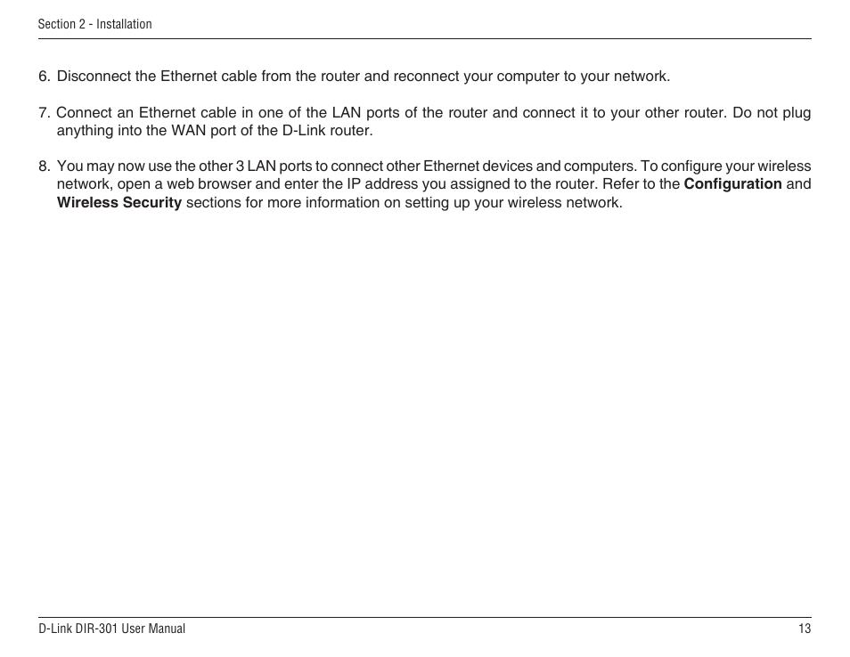 D-Link DIR-301 User Manual | Page 13 / 67